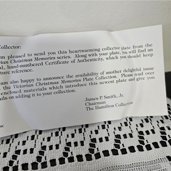 Vintage " A Visit from St. Nicholas " by John Grossman 8.5" porcelain plate - Picture 5 of 6